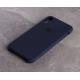 Силиконовый чехол SOFT Silicone Case для iPhone X/XS (HQ) (с логотипом) 09 midnight blue