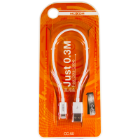USB cable MOXOM Lightning (CC-50) 30cm белый