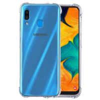 Силиконовый чехол WS SHOCKPROOF для Samsung A20/A30 прозрачный