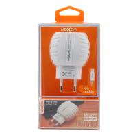 Сетевое зарядное устройство MOXOM 2в1 micro 2USB/2.4A (MX-HC02) белый