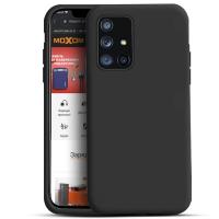 Силіконовий чохол SOFT Silicone Case для телефону Samsung M52 (без лого) (NP) чорний