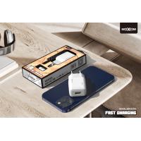 Мережевий зарядний пристрій MOXOM 2в1 Type-C 1USB/1A Fast Charging (MX-HC118) білий