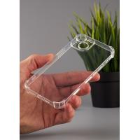Силиконовый чехол WS SHOCKPROOF для iPhone 13 прозрачный