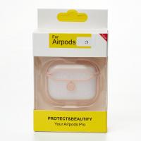 Силіконовий чохол для навушників Airpods 3 CIRCUIT кремовий