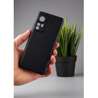 Силиконовый чехол Graphite для Xiaomi 12/12X/12S черный