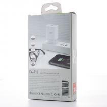 МЗП DC 2в1 блок (1 PD / 20W) + кабель (Type-C - Lightning 20W) (CA-F19) білий