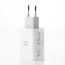 МЗП DC 2в1 блок (1 PD / 20W Fast Charger + 1 QC3.0) + кабель (Type-C - Lightning 20W) (CA-F17) білий