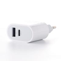 Сетевое зарядное устройство DC 2в1 Type-C 1USB + PD 2.4A (CA-D20) белый