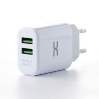 Сетевое зарядное устройство (Адаптер) DC 2USB/2.4A (CA-D24) белый