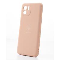 Силиконовый чехол SOFT Silicone Case для Samsung A13 4G (ТРИЗУБ) пудра