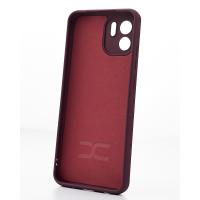 Силіконовий чохол SOFT Silicone Case для телефону Samsung A13 4G (ТРИЗУБ) бордовий