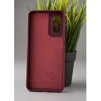 Силіконовий чохол Original pack SOFT для телефону Xiaomi Redmi 11 Prime/Poco M5 4G (ТРИЗУБ) бордовий