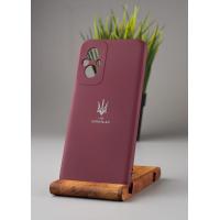 Силіконовий чохол Original pack SOFT для телефону Xiaomi Redmi 11 Prime/Poco M5 4G (ТРИЗУБ) бордовий