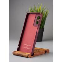 Силіконовий чохол Original pack SOFT для телефону Xiaomi Redmi 11 Prime/Poco M5 4G (ТРИЗУБ) бордовий