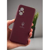 Силіконовий чохол Original pack SOFT для телефону Xiaomi Redmi 11 Prime/Poco M5 4G (ТРИЗУБ) бордовий