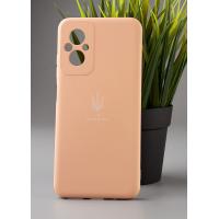 Силіконовий чохол Original pack SOFT для телефону Xiaomi Redmi 11 Prime/Poco M5 4G (ТРИЗУБ) пудра