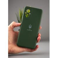 Силіконовий чохол Original pack SOFT для телефону Xiaomi Redmi 11 Prime/Poco M5 4G (ТРИЗУБ) темно-зелений