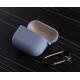 Силіконовий чохол для навушників Airpods 3 SOFT+Fiber блакитний