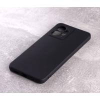 Силиконовый чехол SOFT Silicone Case для Xiaomi Redmi Note 12 4G (без лого) черный