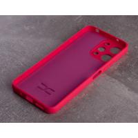 Силіконовий чохол SOFT Silicone Case для телефону Xiaomi Redmi 12 (без лого) малиновий