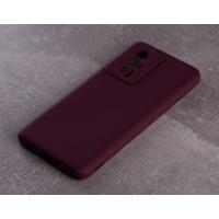 Силиконовый чехол SOFT Silicone Case для Xiaomi Poco F5 Pro (без лого) бордовый