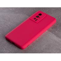 Силиконовый чехол SOFT Silicone Case для Xiaomi Poco F5 Pro (без лого) малиновый