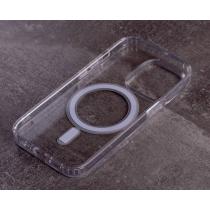 Силіконовий чохол MagSafe CLEAR для iPhone 15 Pro Прозорий