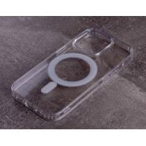 Силіконовий чохол MagSafe CLEAR для iPhone 15 Pro Прозорий