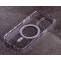 Силиконовый чехол MagSafe CLEAR для iPhone 15 Pro Max прозрачный