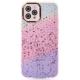 Акриловий чохол Confetti для iPhone 12 Pro Max фіолетовий/рожевий