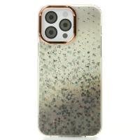 Акриловый чехол Confetti для iPhone 16 Pro черный