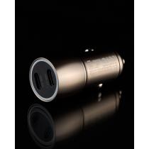 АЗП DC 2в1 блок (2 PD / 40W) + кабель (Type-C - Lightning 20W) (XC-40) Metal темно-сірий