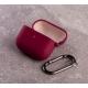 Чехол для Airpods Pro SOFT+Fiber rose red