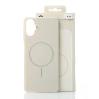 Чехол Glamour Case with MagSafe для Samsung A06 natural titanium