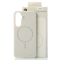 Чехол Glamour Case with MagSafe для Samsung A56 natural titanium