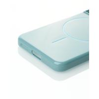 Чехол Glamour Case with MagSafe для Samsung S21 FE wave blue