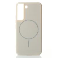 Чехол Glamour Case with MagSafe для Samsung S21 FE natural titanium