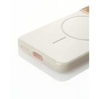 Чехол Glamour Case with MagSafe для Samsung S21 FE natural titanium