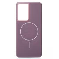 Чехол Glamour Case with MagSafe для Samsung S21 Ultra deep purple