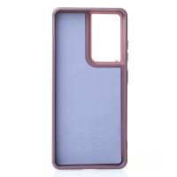 Чехол Glamour Case with MagSafe для Samsung S21 Ultra deep purple