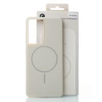 Чехол Glamour Case with MagSafe для Samsung S21 Ultra natural titanium