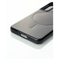 Чехол Glamour Case with MagSafe для Samsung S22 black
