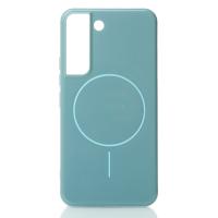 Чехол Glamour Case with MagSafe для Samsung S22 wave blue