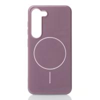 Чехол Glamour Case with MagSafe для Samsung S23 deep purple