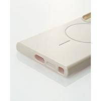 Чехол Glamour Case with MagSafe для Samsung S23 Ultra natural titanium