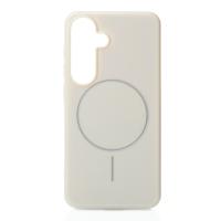 Чехол Glamour Case with MagSafe для Samsung S24 FE natural titanium