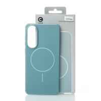 Чехол Glamour Case with MagSafe для Samsung S25 Edge wave blue
