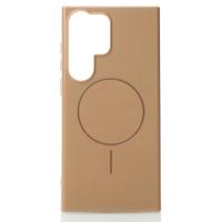 Чехол Glamour Case with MagSafe для Samsung S25 Ultra desert titanium