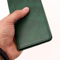 чехол-книга DC ELEGANT для Samsung A26 темно-зеленый