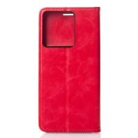 чехол-книга DC ELEGANT для Xiaomi Redmi 12C красный